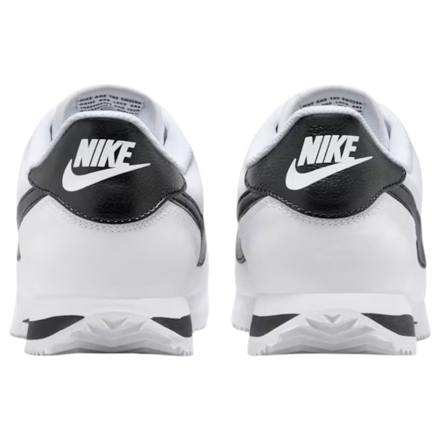 Mens Nike Cortez Leather Shoes White/Black