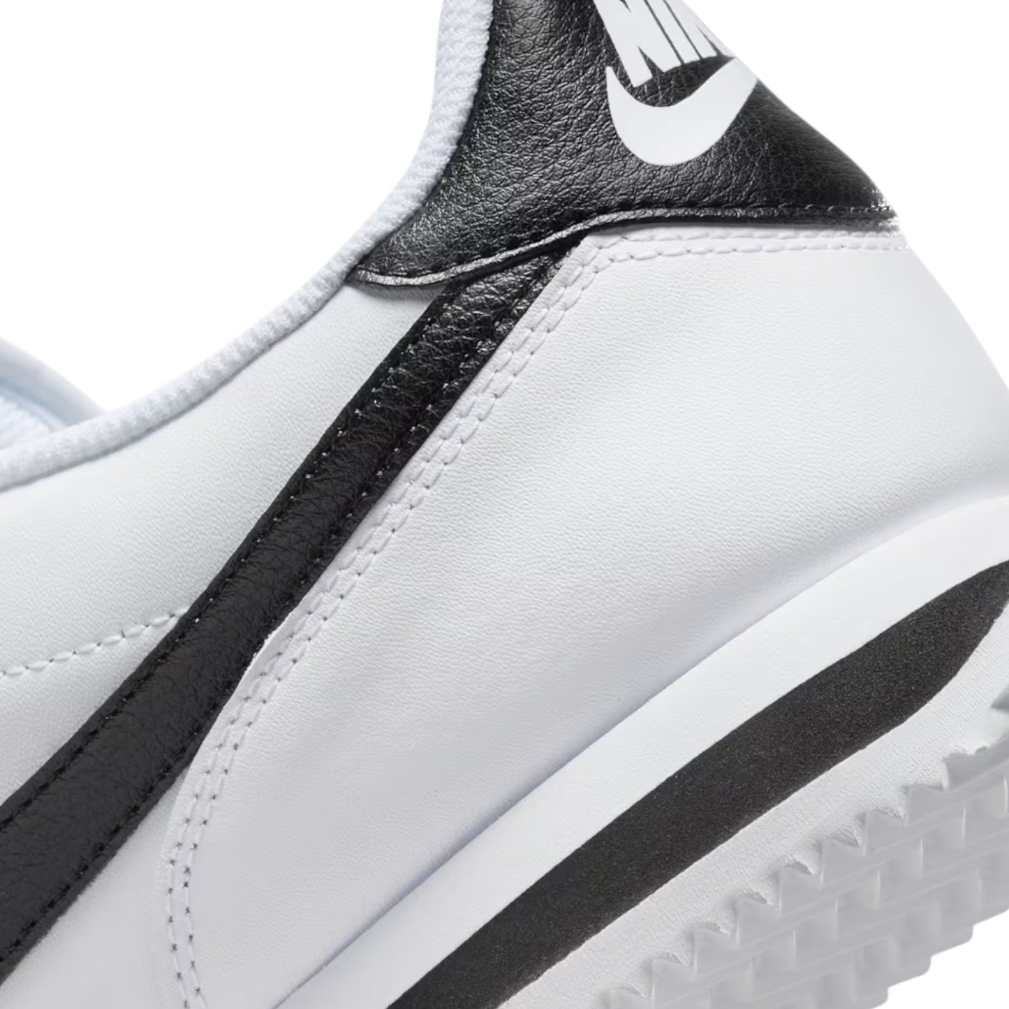 Mens Nike Cortez Leather Shoes White/Black
