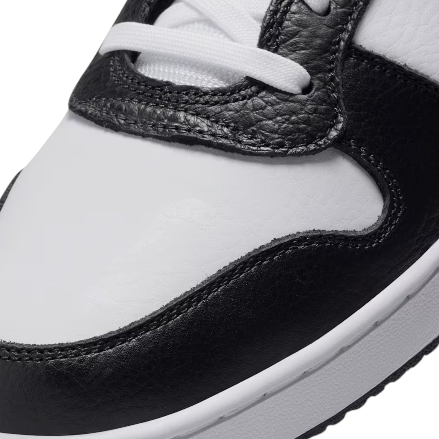 Mens Nike Ebernon Low Premium Shoes Black/White/Grey