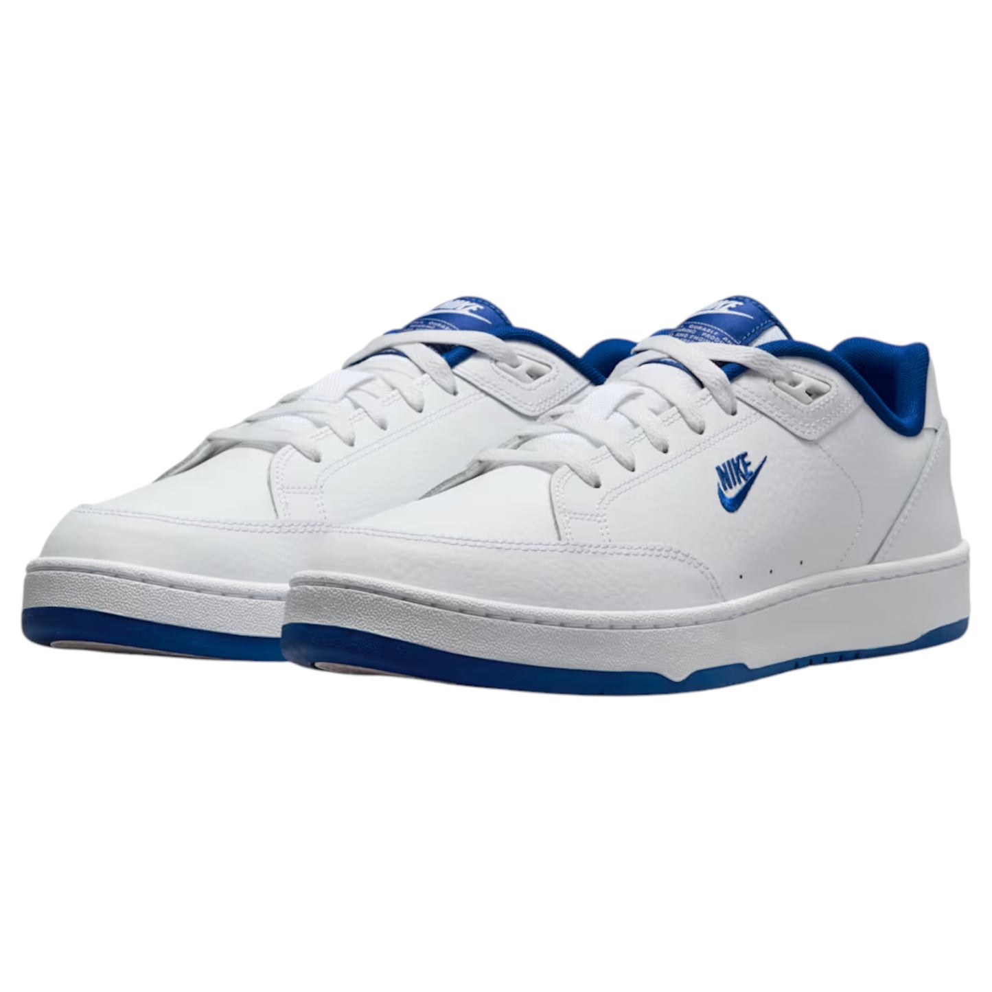 Mens Nike Grandstand II Shoes White/Blue