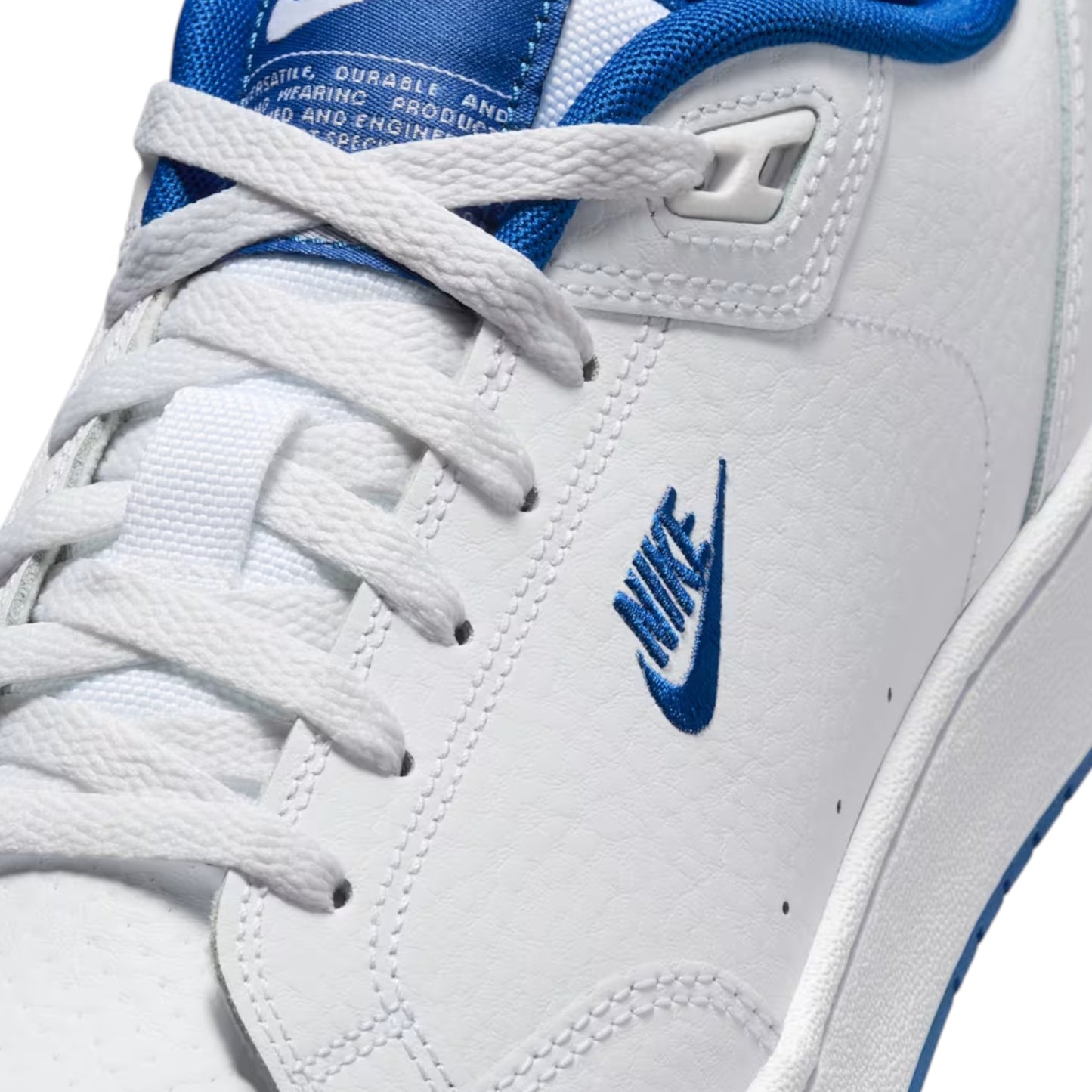 Mens Nike Grandstand II Shoes White/Blue
