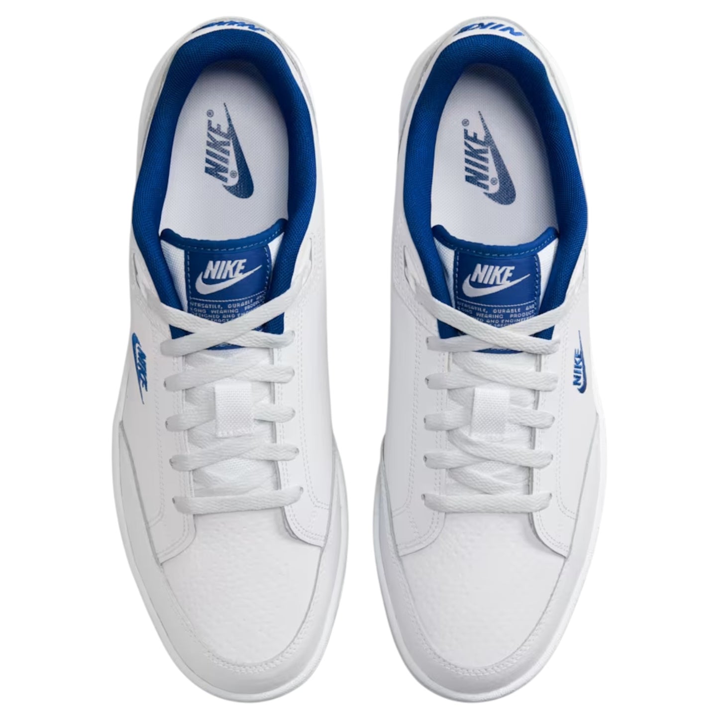Mens Nike Grandstand II Shoes White/Blue