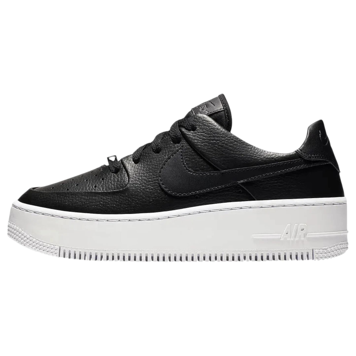 Womens Nike Air Force 1 Sage Low Shoes Black/White