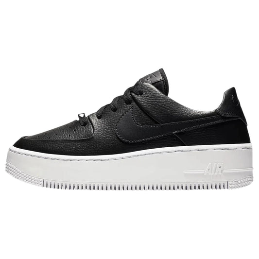 Womens Nike Air Force 1 Sage Low Shoes Black/White