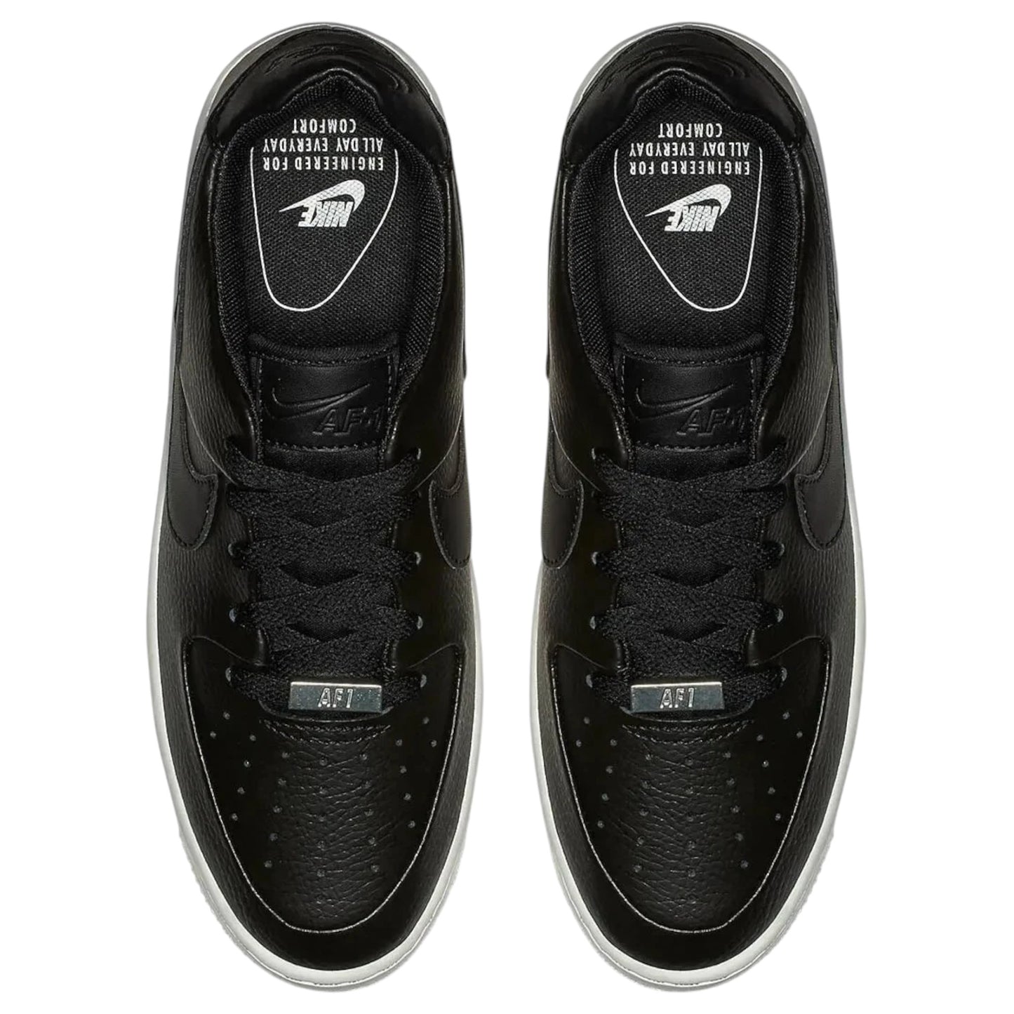 Womens Nike Air Force 1 Sage Low Shoes Black/White