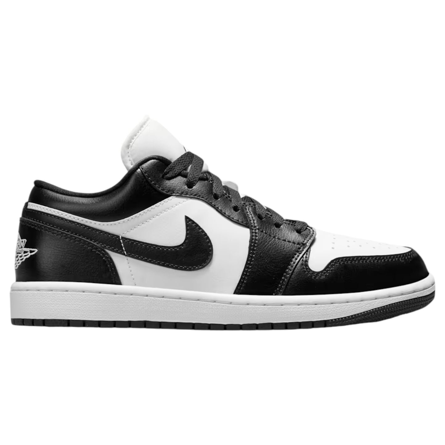 Womens Nike Air Jordan 1 Low Shoes Black/White