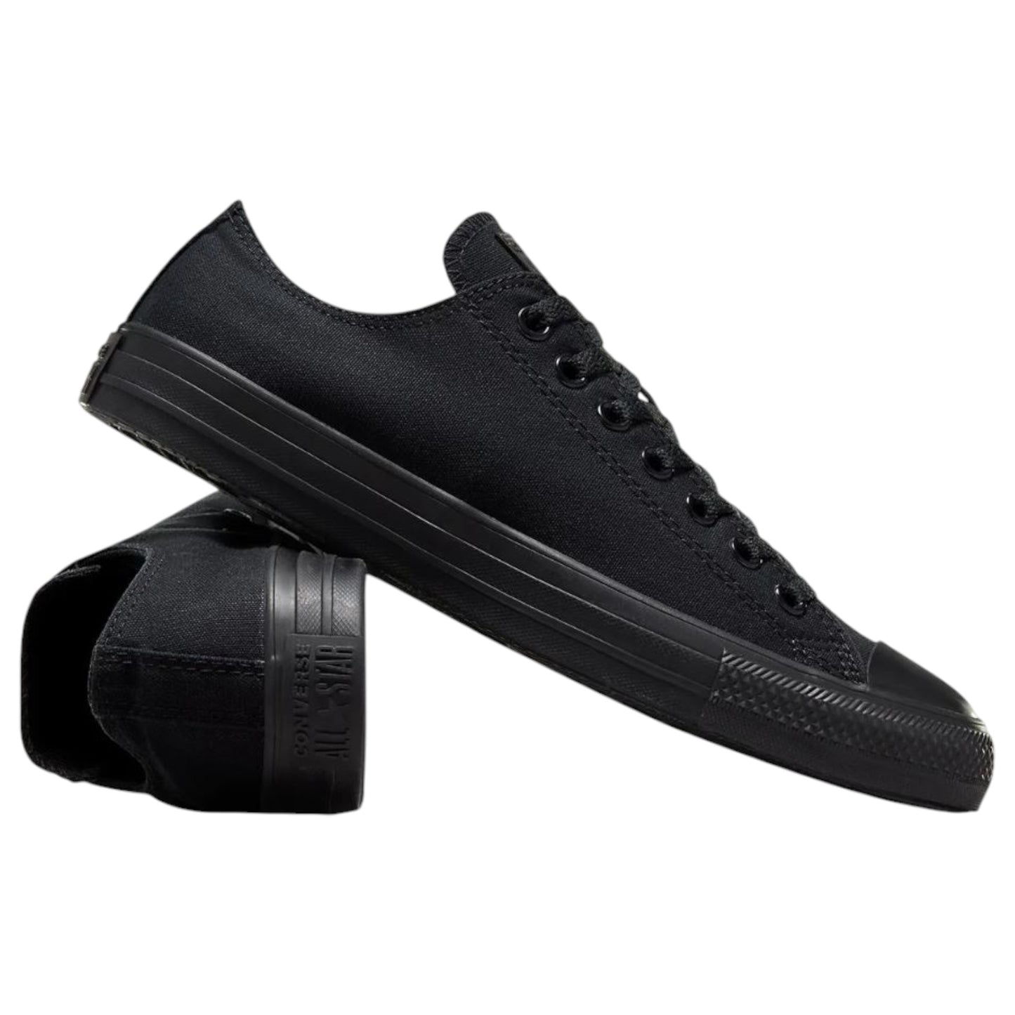 Unisex Adults Converse Chuck Taylor All Star Low Top Shoes Black Monochrome