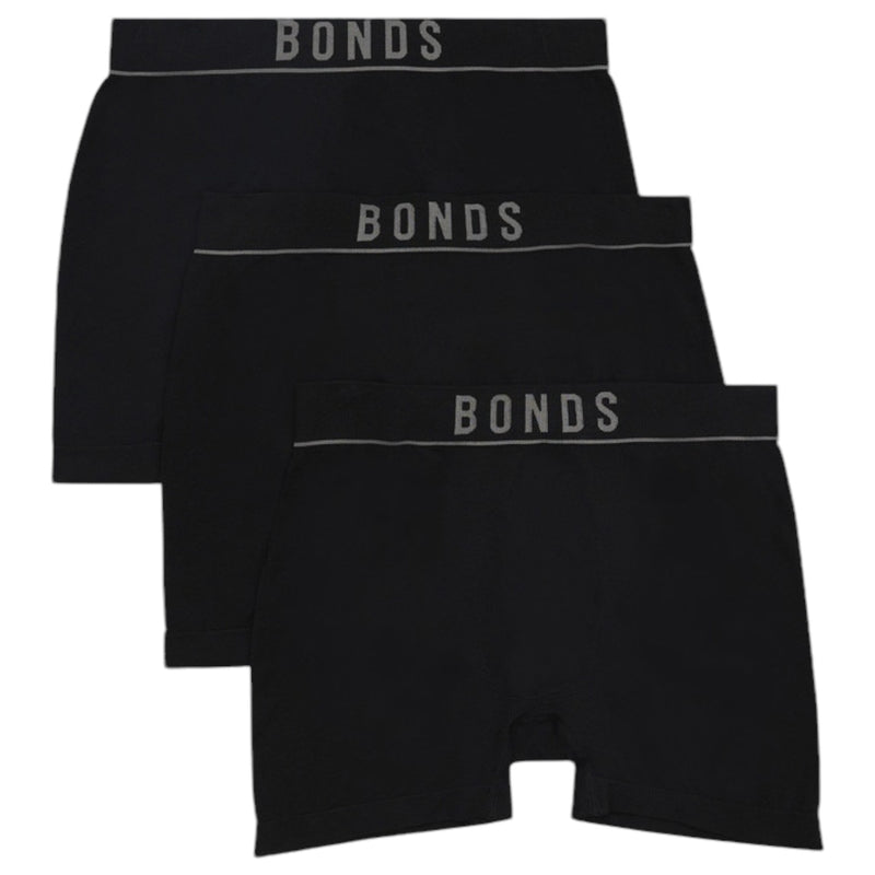 15 X Bonds Mens Originals Seamless Trunks Black Underwear