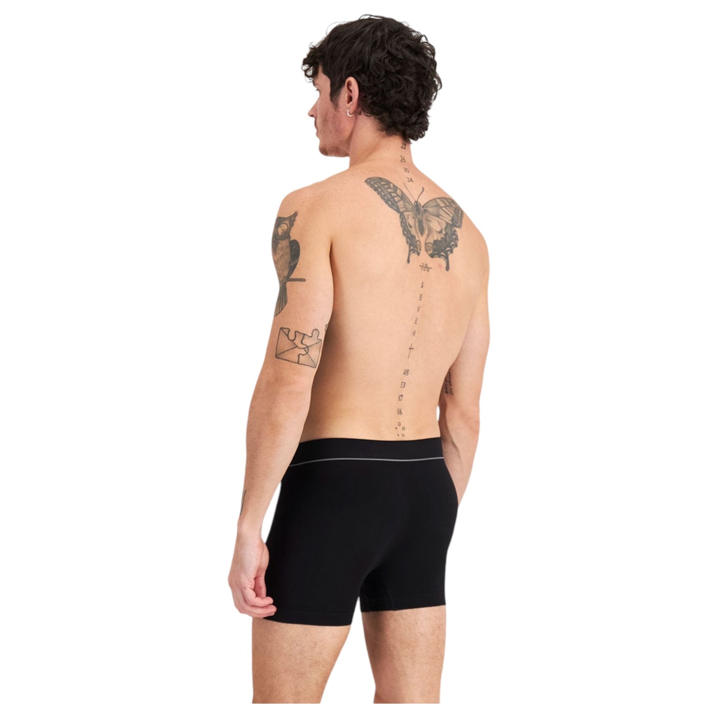 3 Pack Mens Bonds Seamless Trunk Trunks Underwear Black