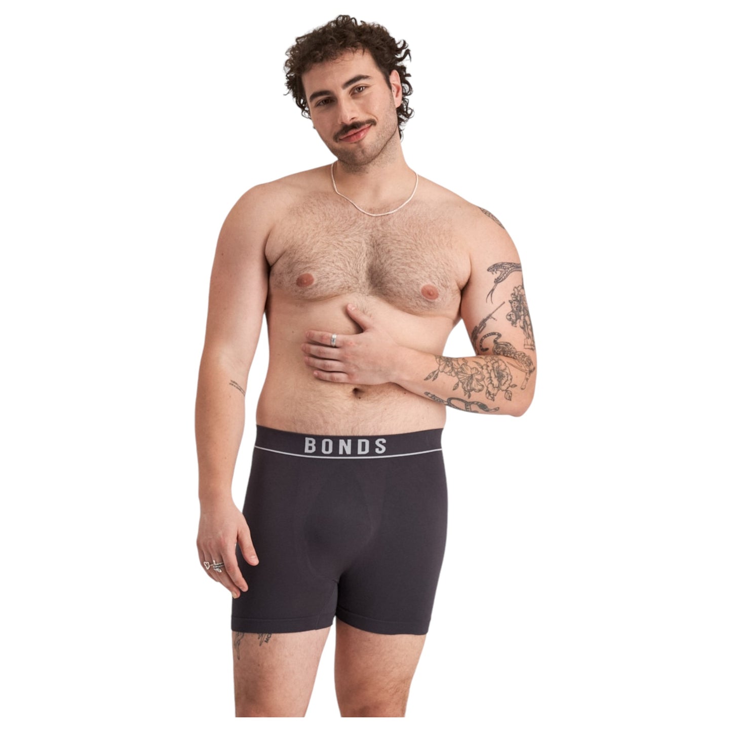 3 Pack Mens Bonds Seamless Trunk Trunks Underwear Multi