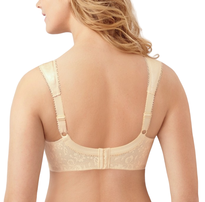 2 x Playtex Womens 18 Hour Comfort Strap Natural Beige Wirefree Bra