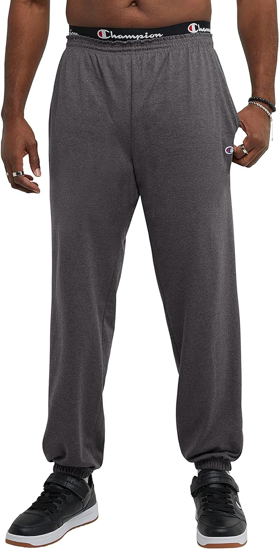 Mens Champion Everyday Joggers Trackies Granite Heather