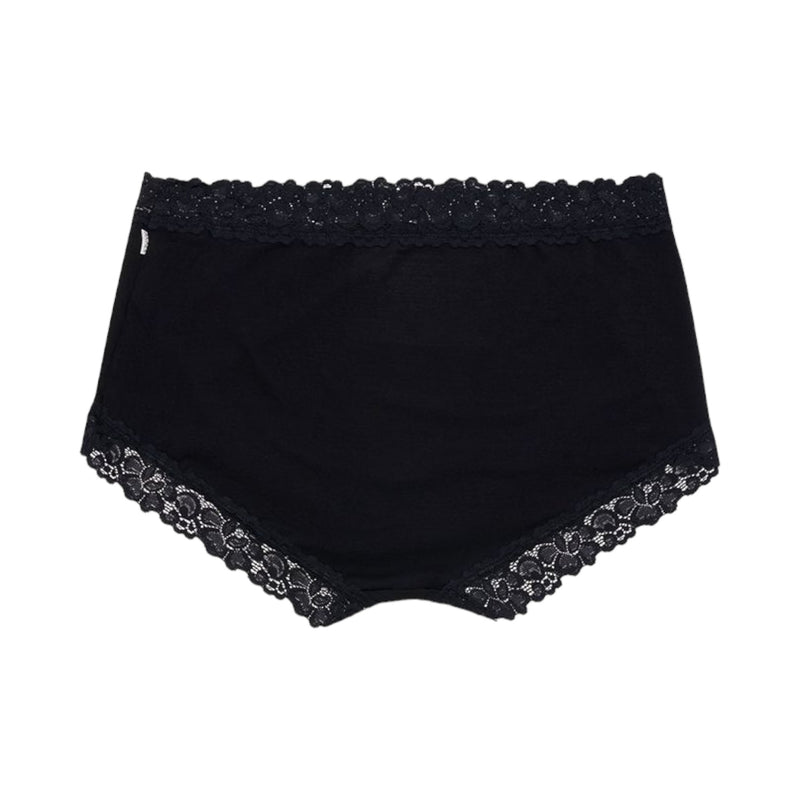 Womens Jockey Parisienne Bamboo Full Brief Underwear Black