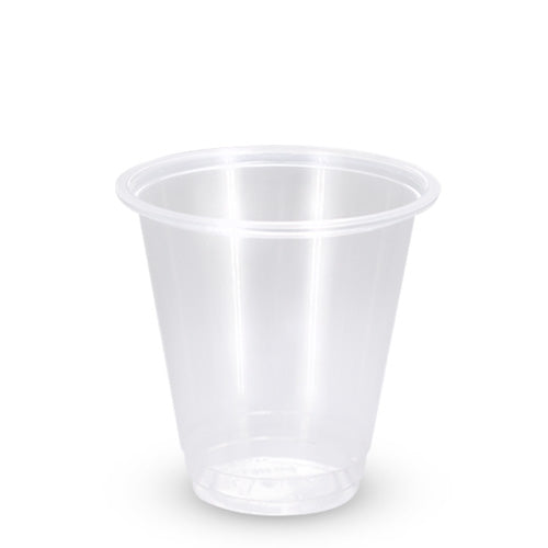 100 X Drinking Cups Clear Pp With Clear Dome Lid 12Oz / 340Ml