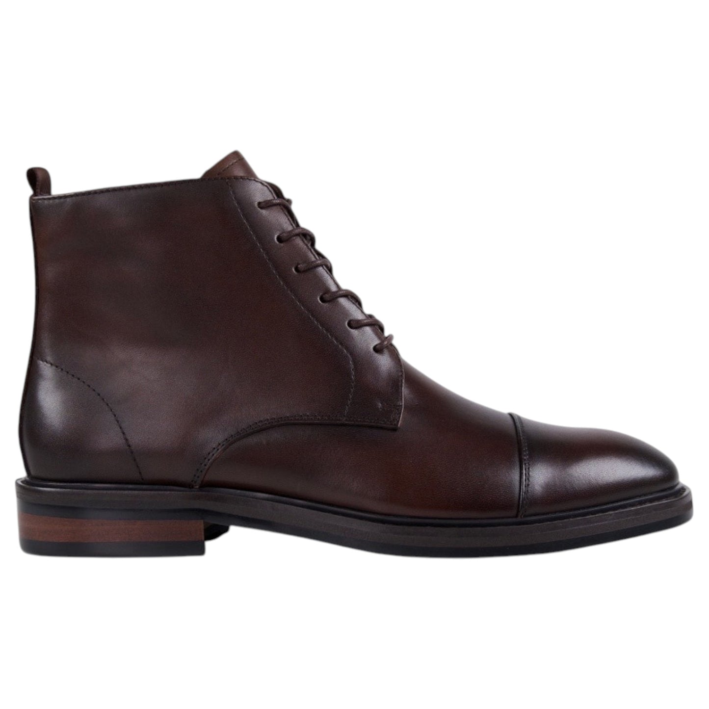 Mens Batsanis Platoon Boots Brown