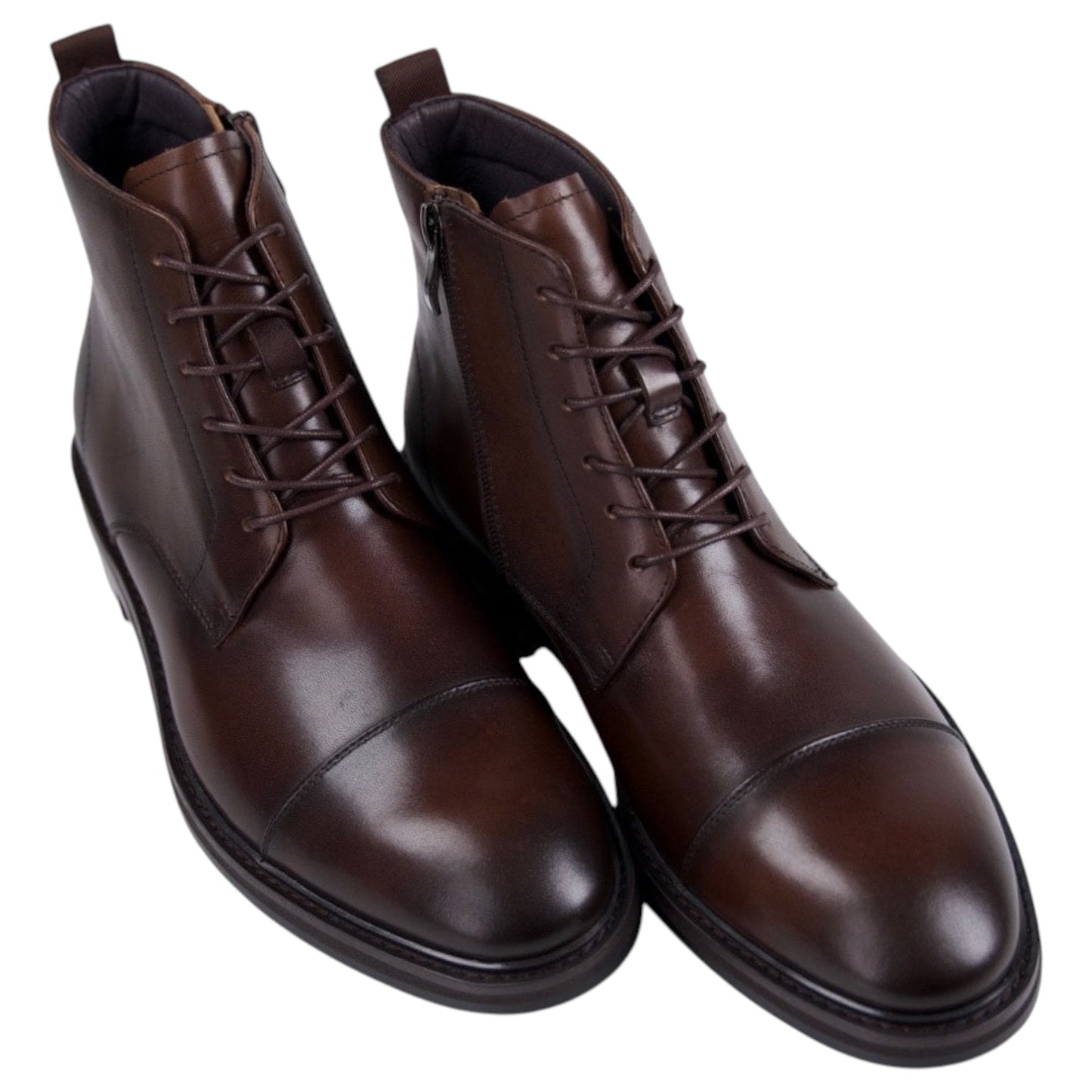 Mens Batsanis Platoon Boots Brown