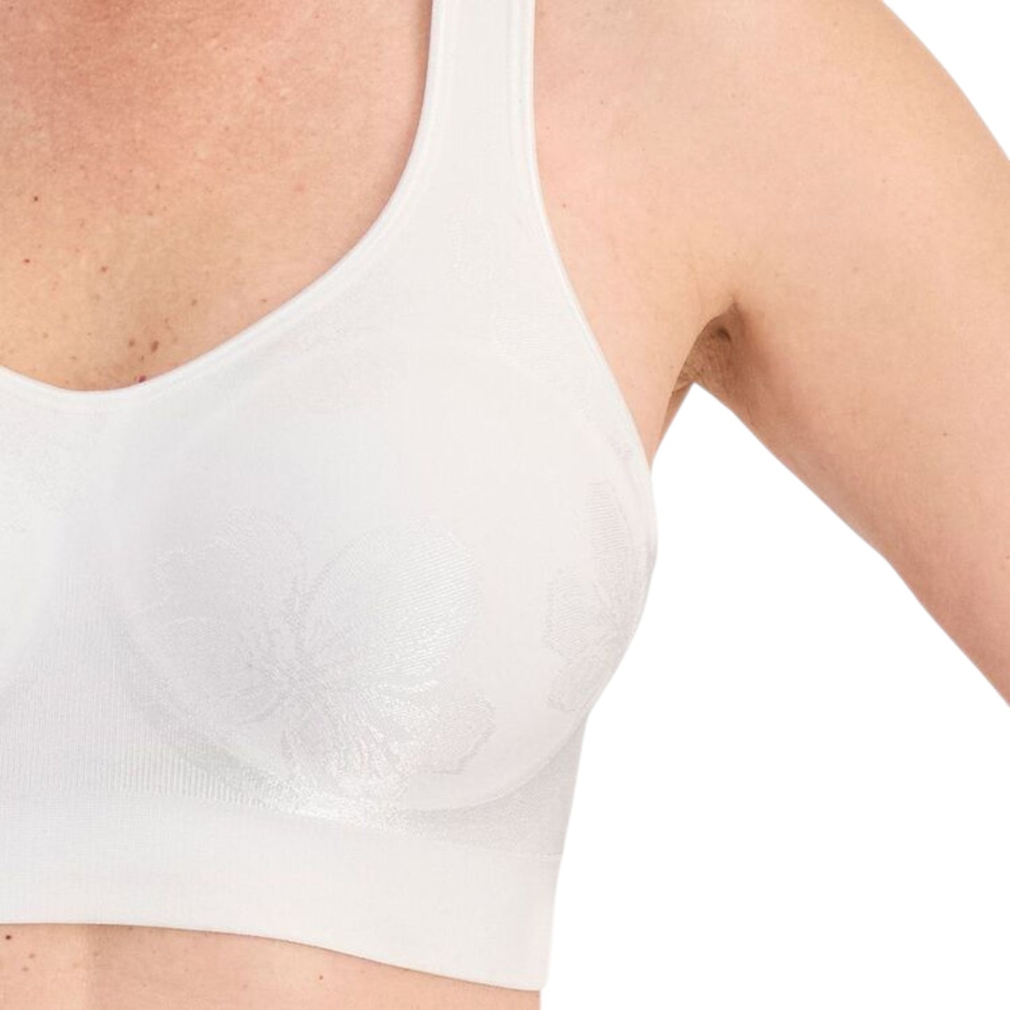 Womens Playtex Comfort Revolution Contour Wirefree Bra White
