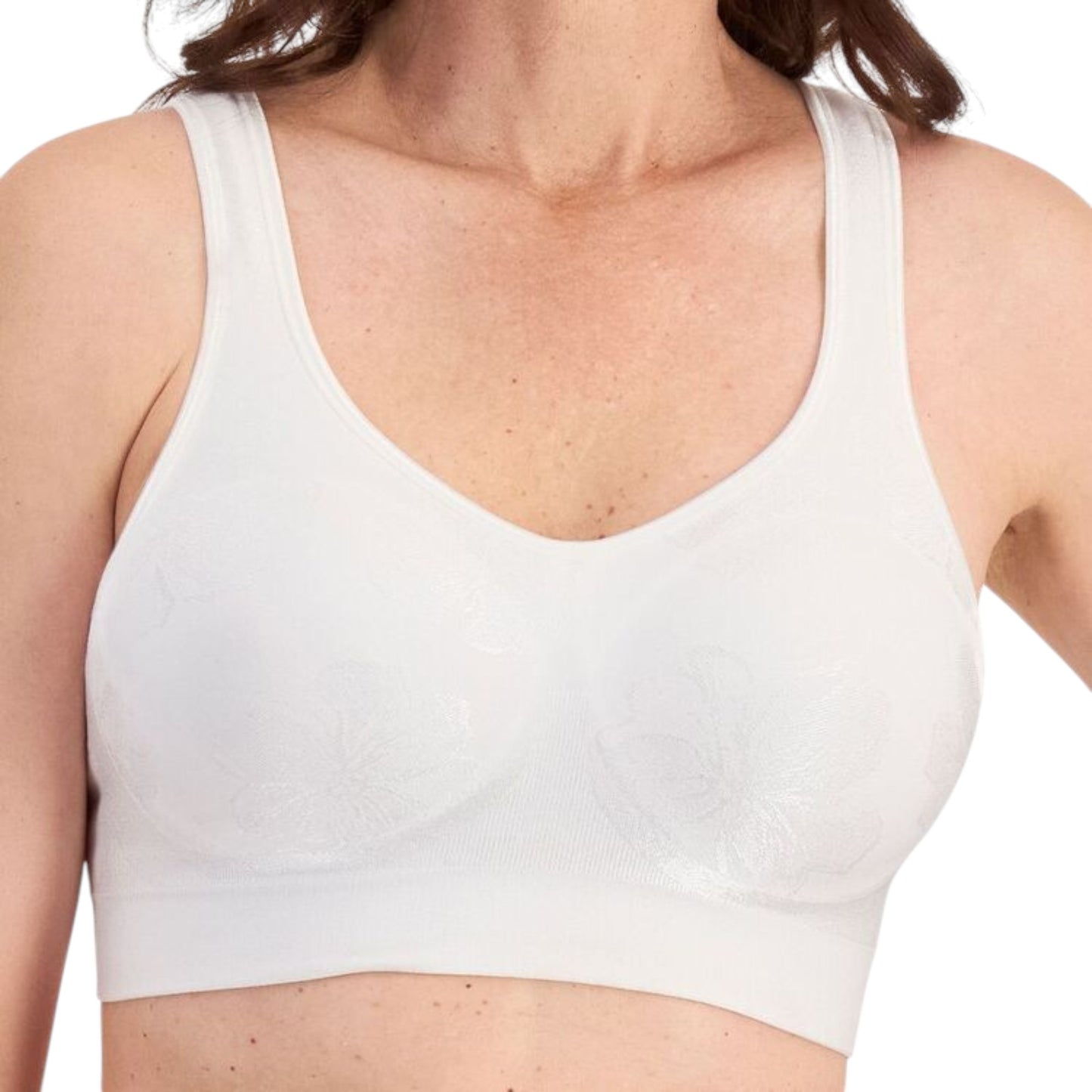 Womens Playtex Comfort Revolution Contour Wirefree Bra White