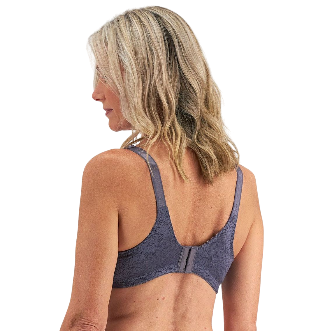 Womens Playtex Full Coverage Classic Non Contour Bra Charcoal
