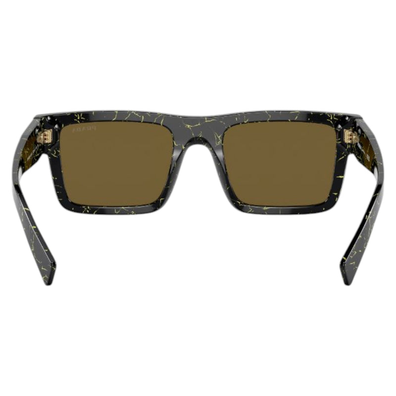 Mens Prada Sunglasses Pr19ws Black/ Yellow Marble Sunnies