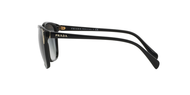 Womens Prada Sunglasses Pr 01Os Conceptual Black/ Grey Gradient Sunnies