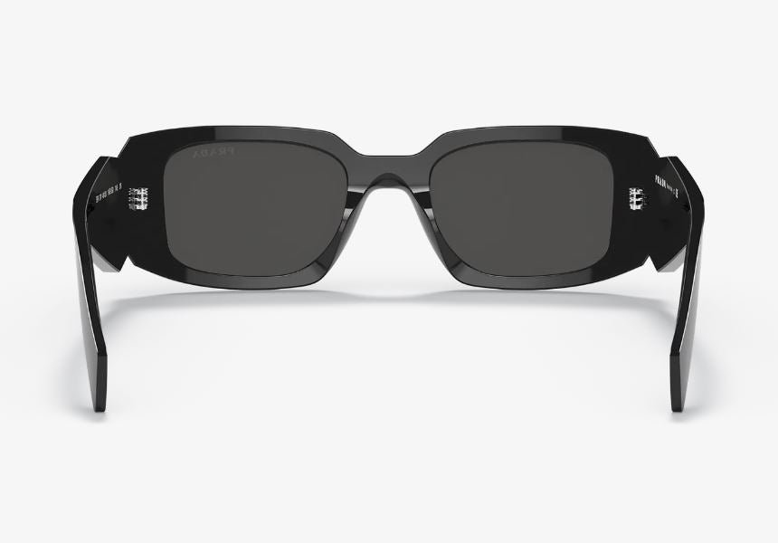 Womens Prada PR17WS Sunglasses Black/Dark Grey