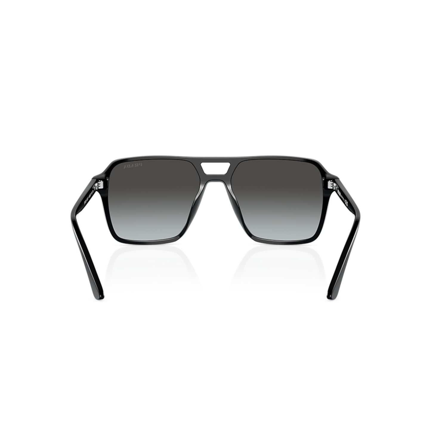 Men Prada Pr 20Ys 1Ab06t Black Pilot Grey Sunglasses