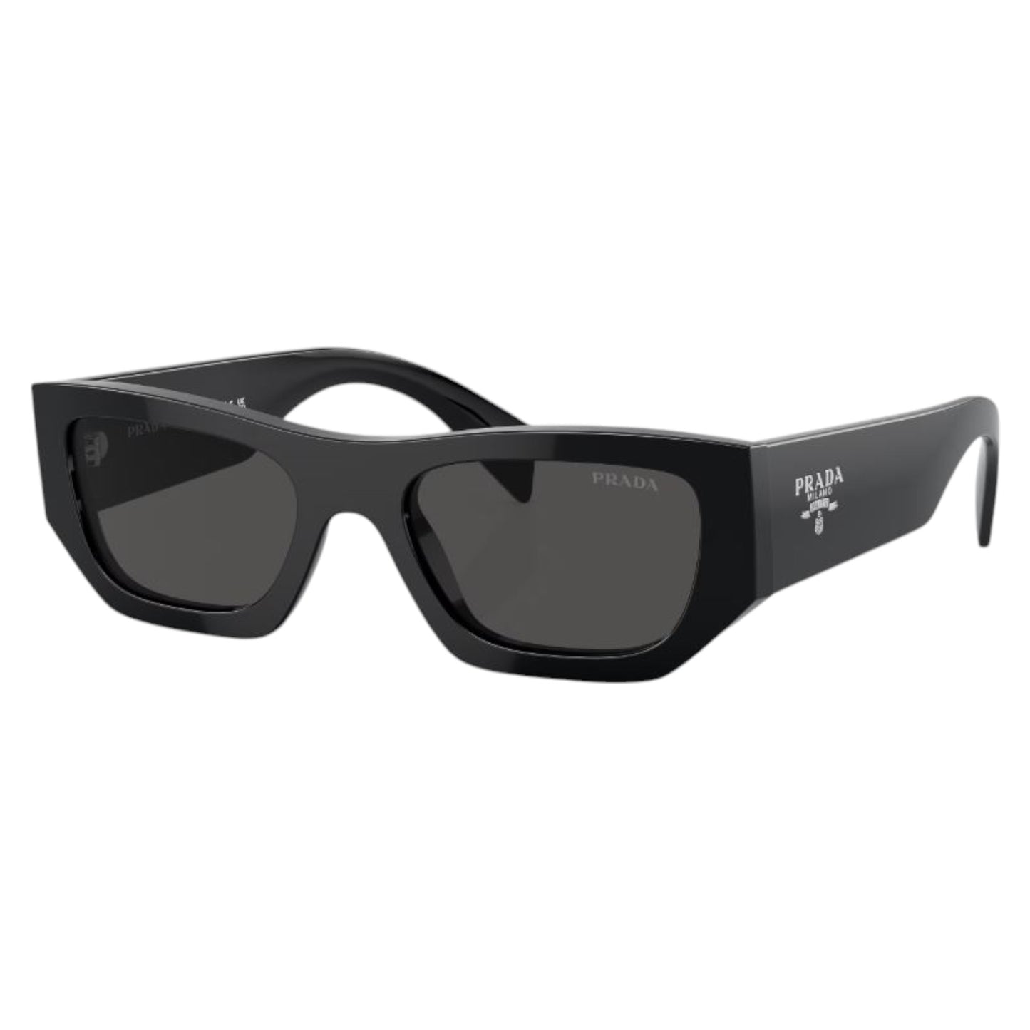 Womens Prada PRA01S Sunglasses Black/Grey
