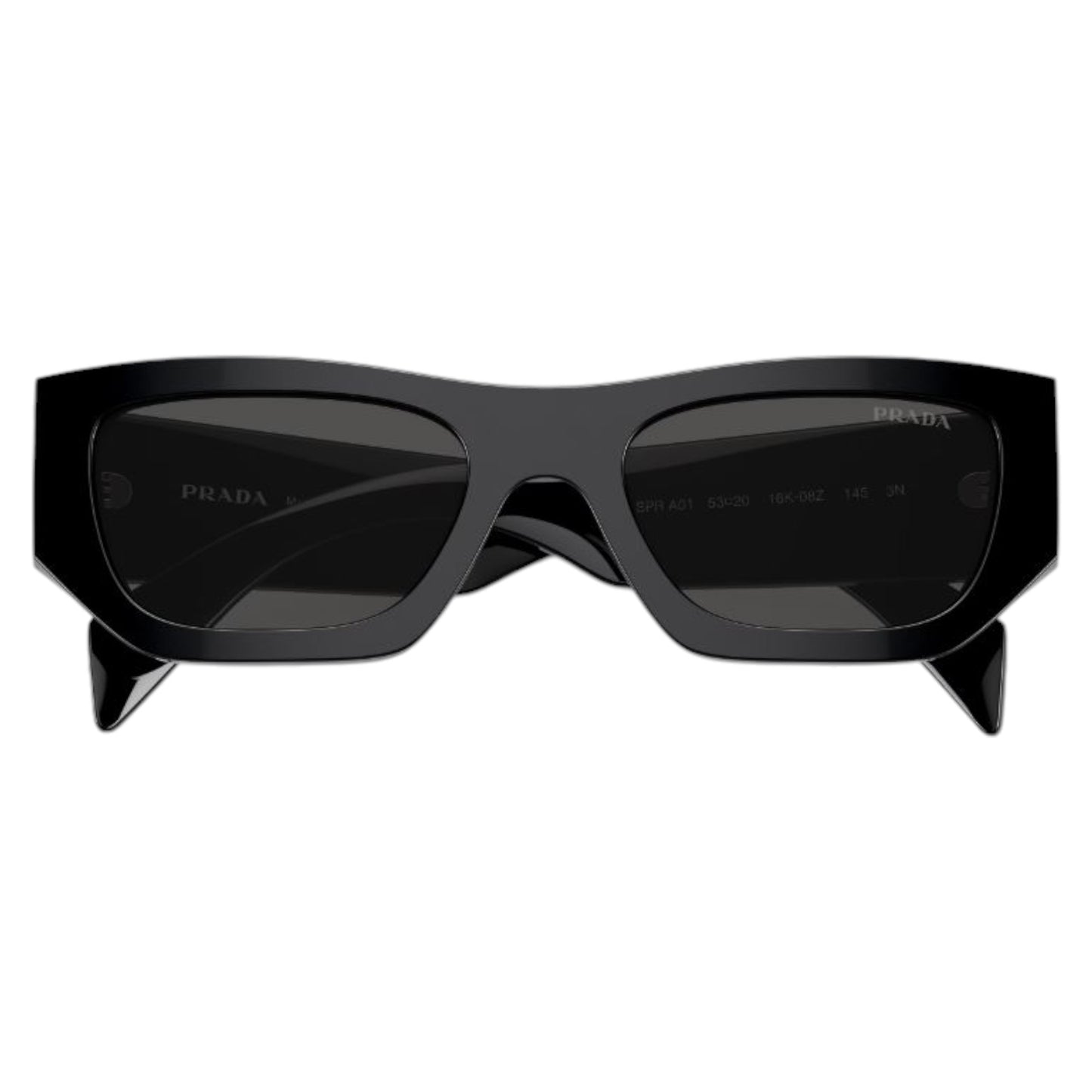 Womens Prada PRA01S Sunglasses Black/Grey