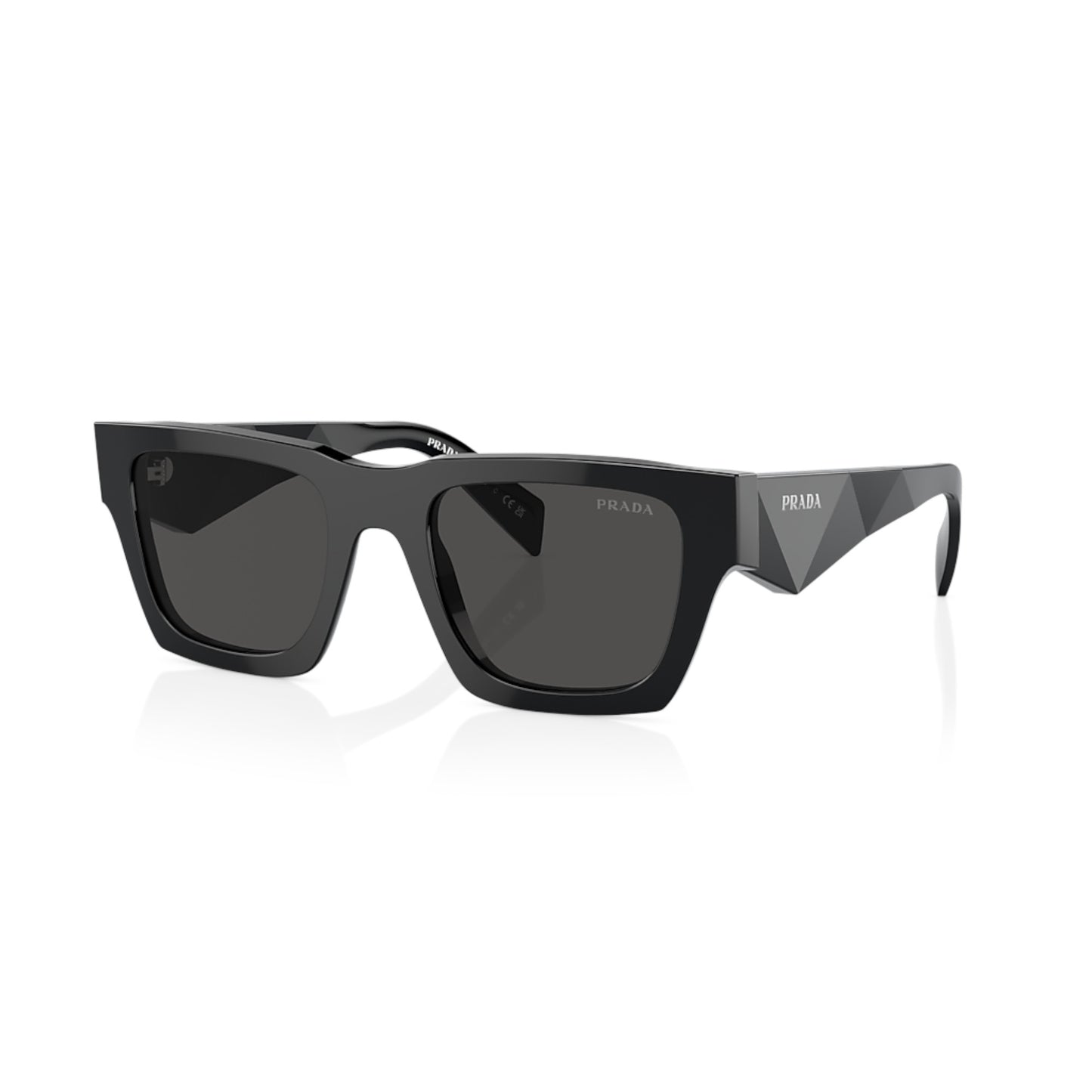 Men Prada Pr A06s 16K08z Black Pillow Dark Grey Sunglasses