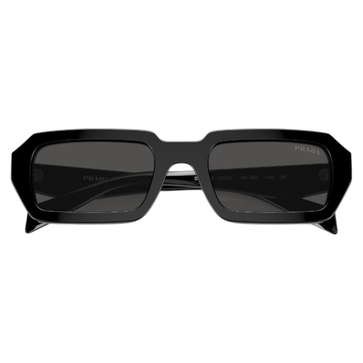 Womens Prada PRA12S Sunglasses Black/Grey