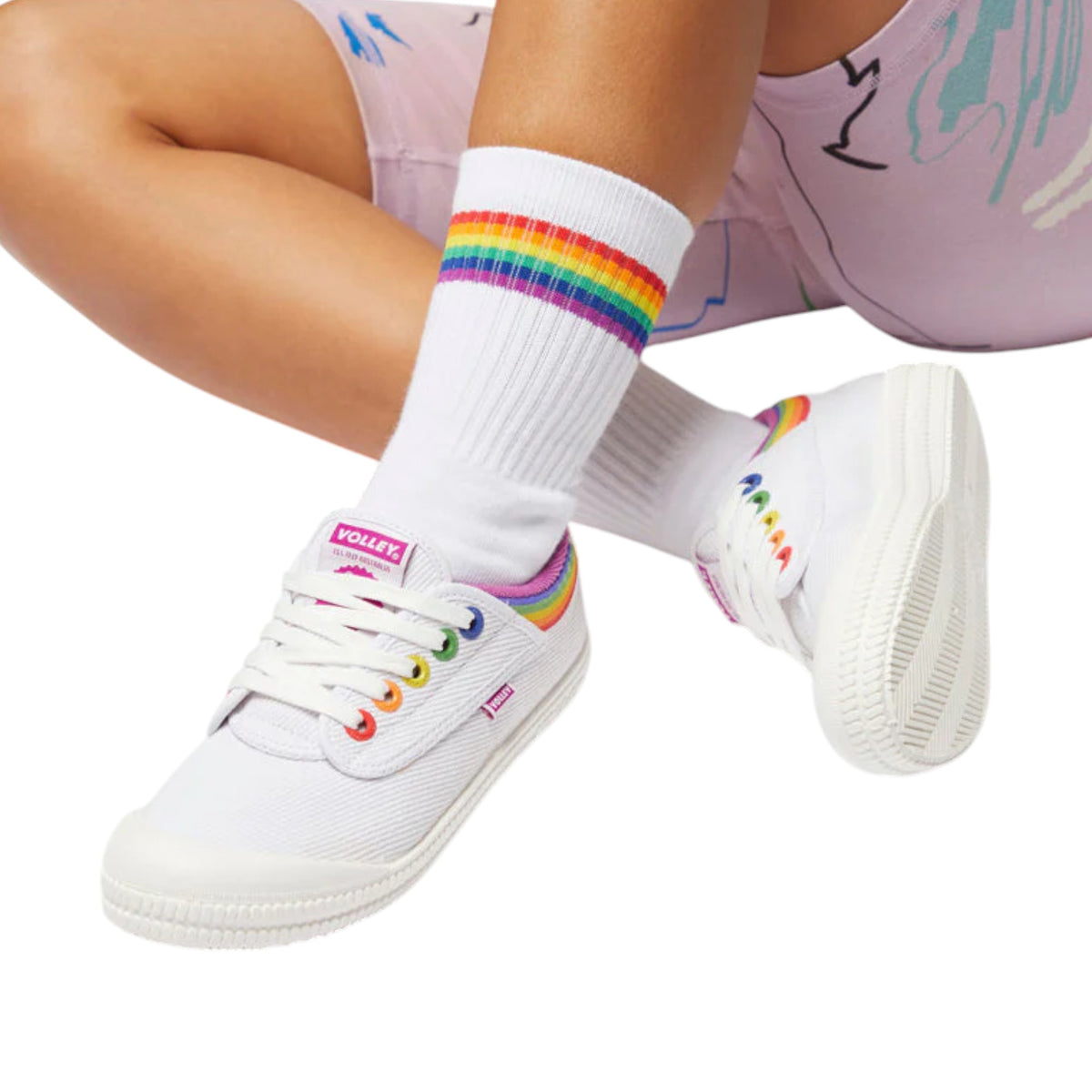 Unisex Adults Volley Pride Heritage Shoes Rainbow