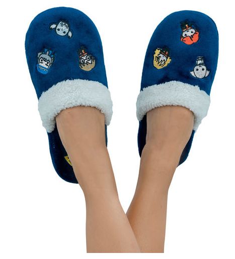 Mens Harry Potter Starry Night Kawaii Slippers Kawaii Starry Night-Dark Blue