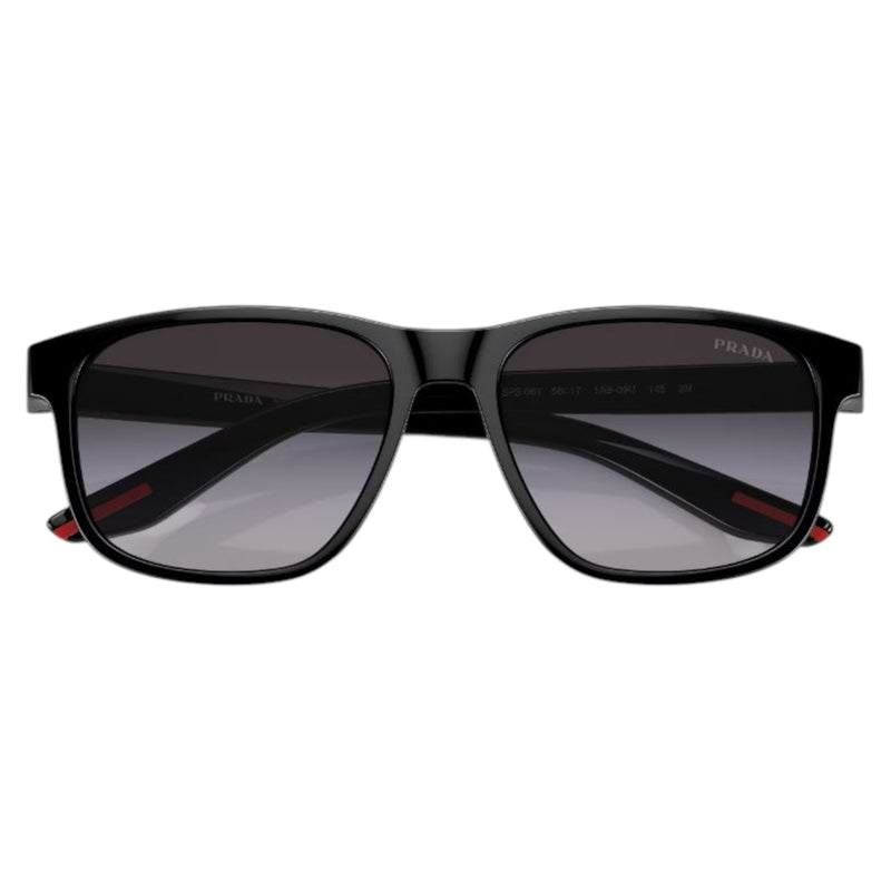 Mens Prada Linea Rossa Sunglasses Ps06ys Black/ Grey Sunnies