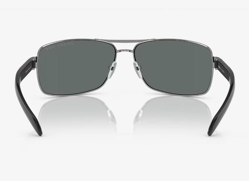 Mens Prada Linea Rossa Sunglasses Sps 54Is Gunmetal Polarized Sunnies