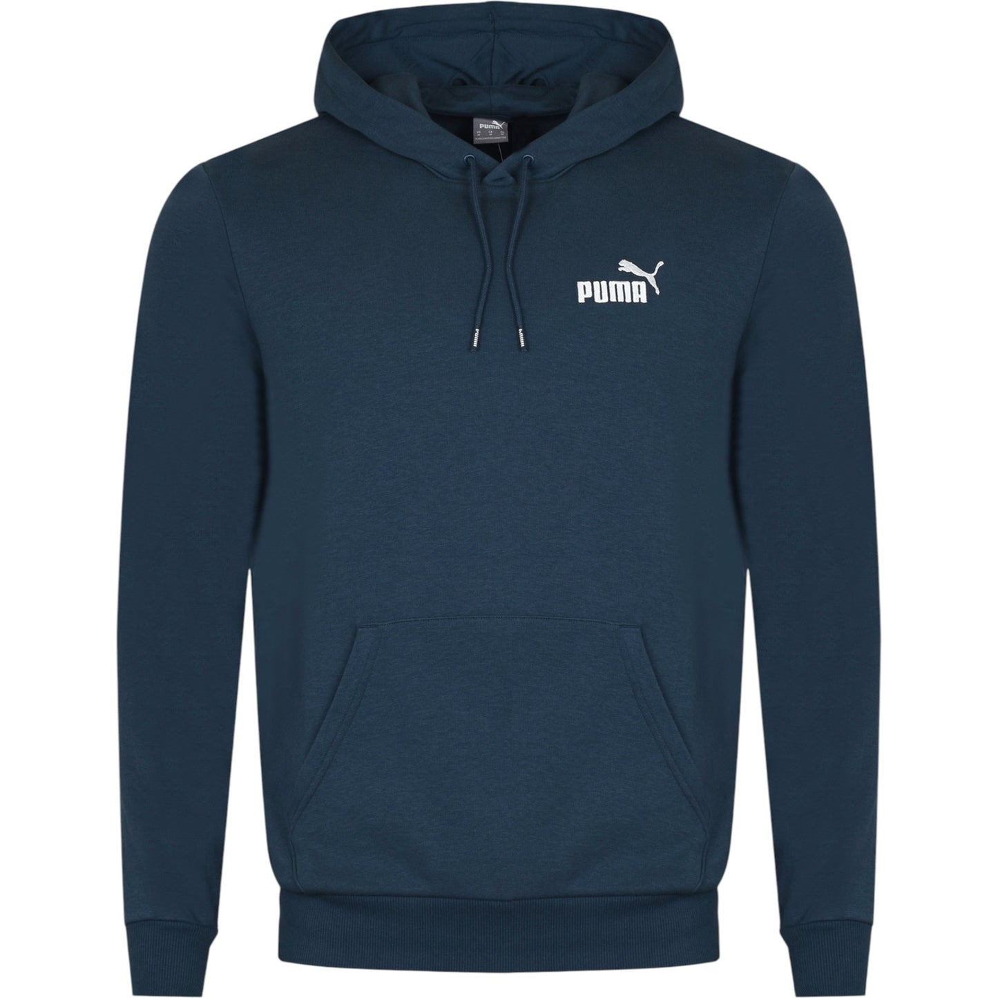 Mens Puma Essentials Small Logo Hoodie Navy