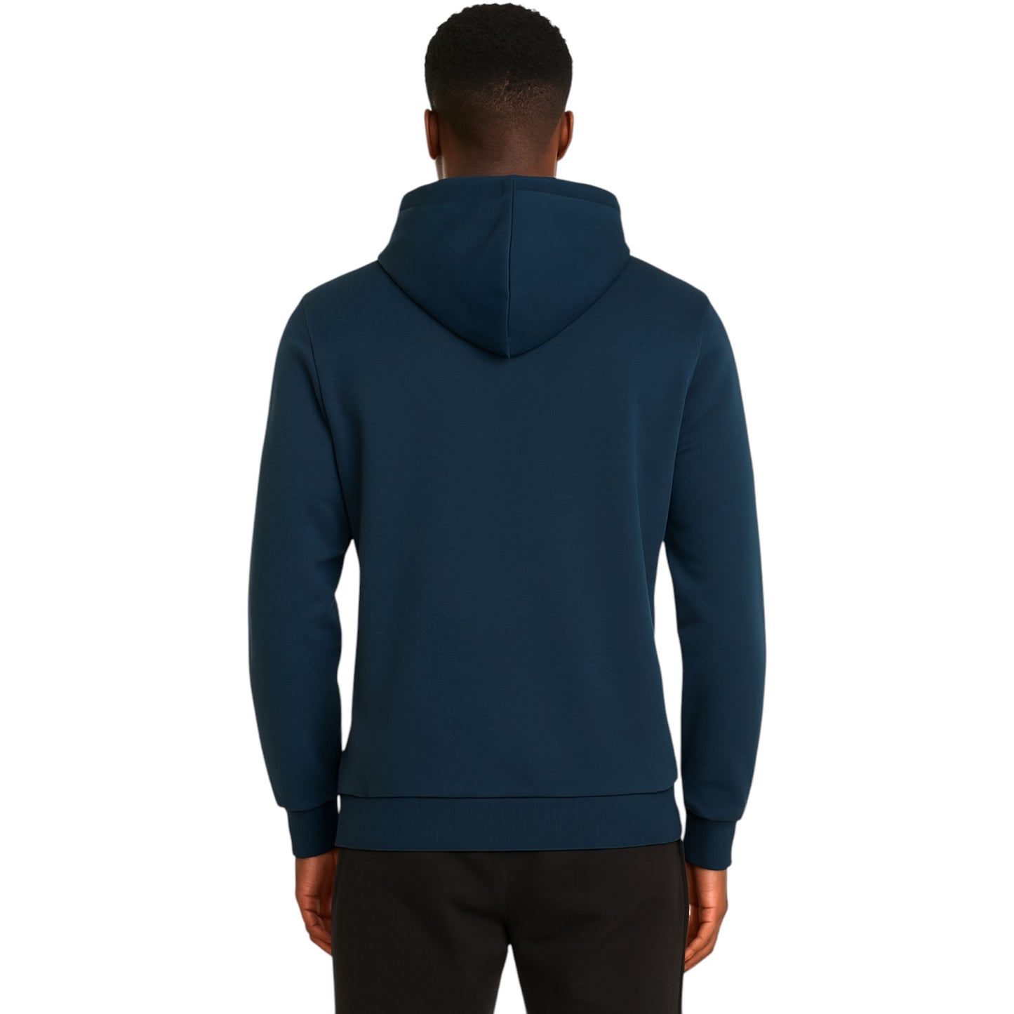Mens Puma Essentials Small Logo Hoodie Navy