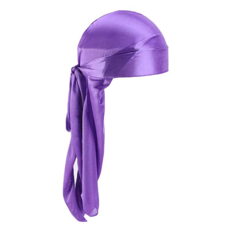 Durag Silky Feel Doo Head Wrap Bandana Soft Cap Unisex Mens Womens Wrap