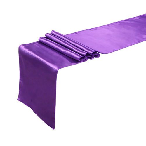10 x Satin Table Runners Wedding Event Cover Party Decoration