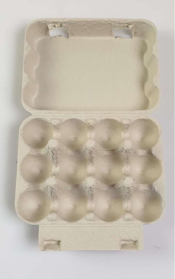 100 X Grey Quail Egg Cartons For 12 Eggs Full Dozen