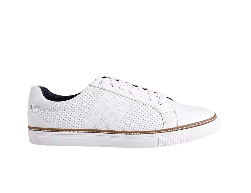 Mens Jm Quincy Julius Marlow White Casual Everyday Shoes
