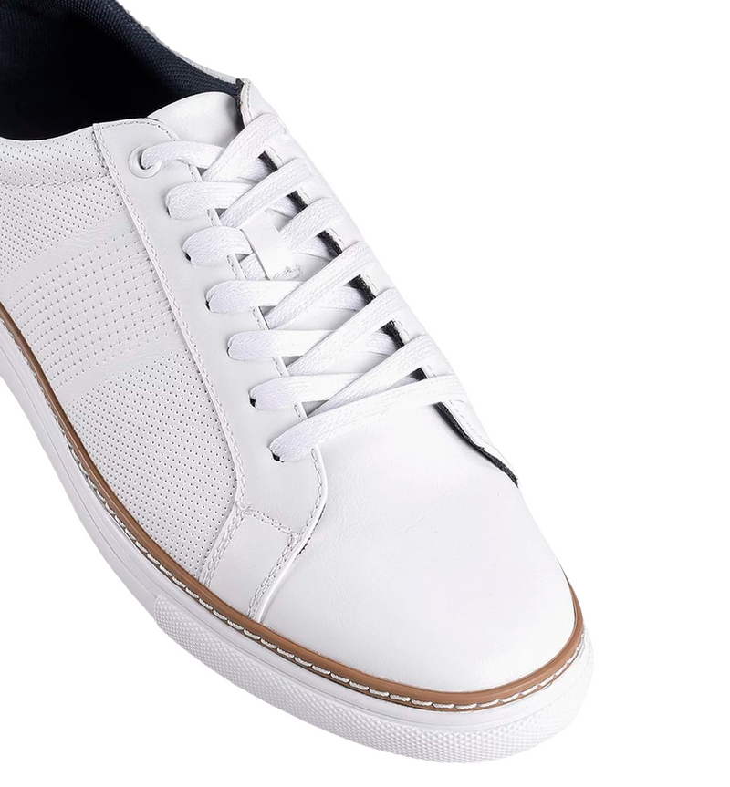 Mens Jm Quincy Julius Marlow White Casual Everyday Shoes