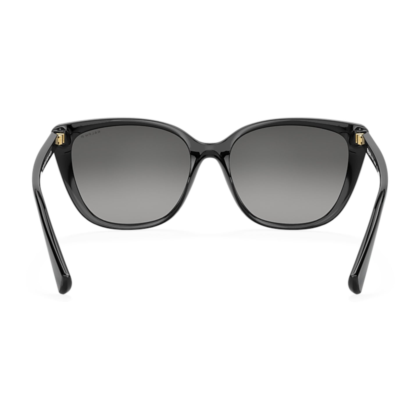 Women Ralph Ra5274 5001T3 Black Butterfly Polarized Gradient Grey Sunglasses