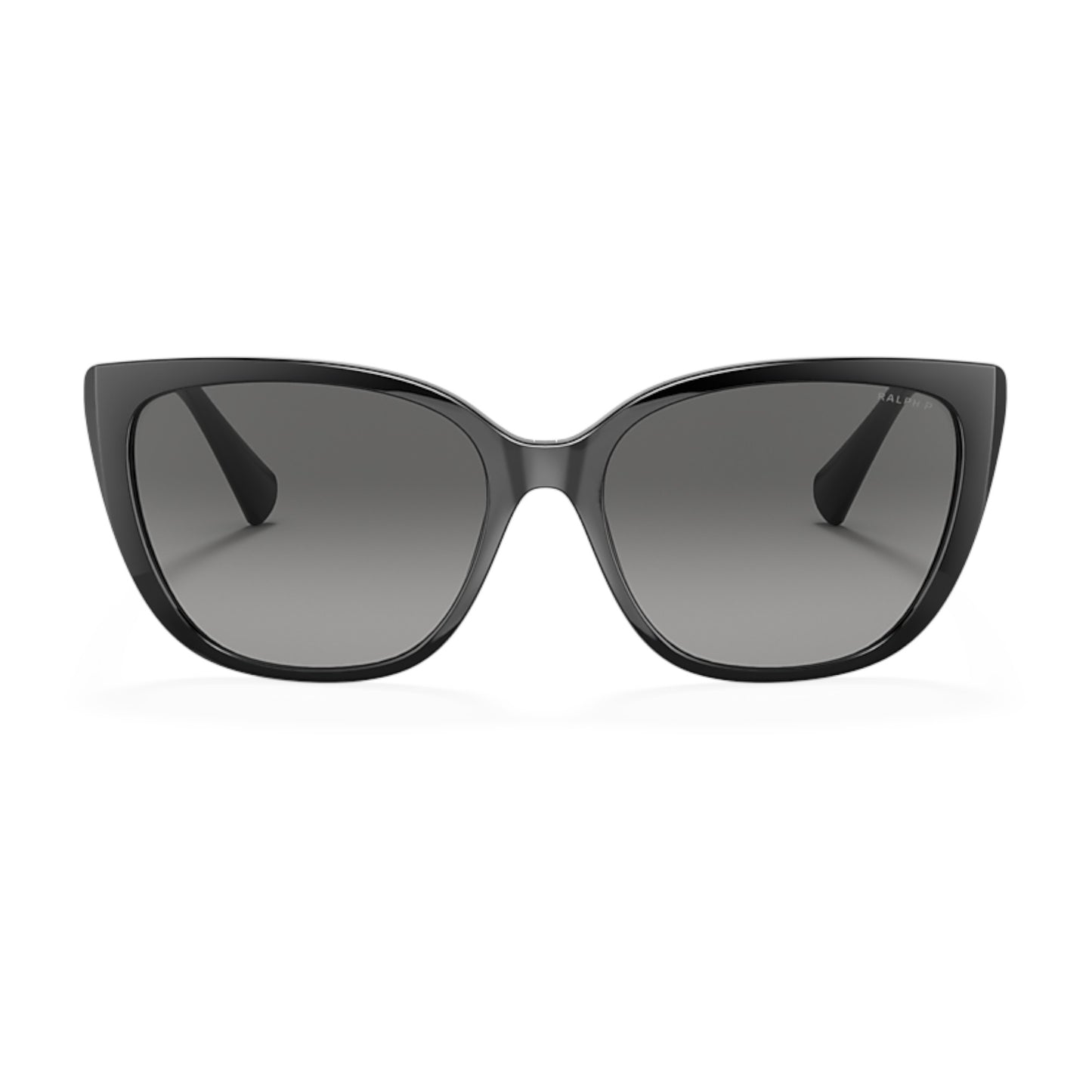 Women Ralph Ra5274 5001T3 Black Butterfly Polarized Gradient Grey Sunglasses