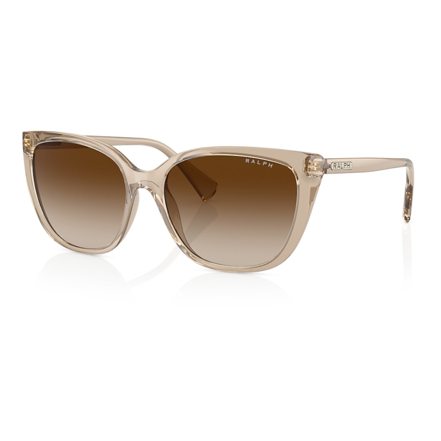 Women Ralph Ra5274 580213 Brown Butterfly Gradient Brown Sunglasses