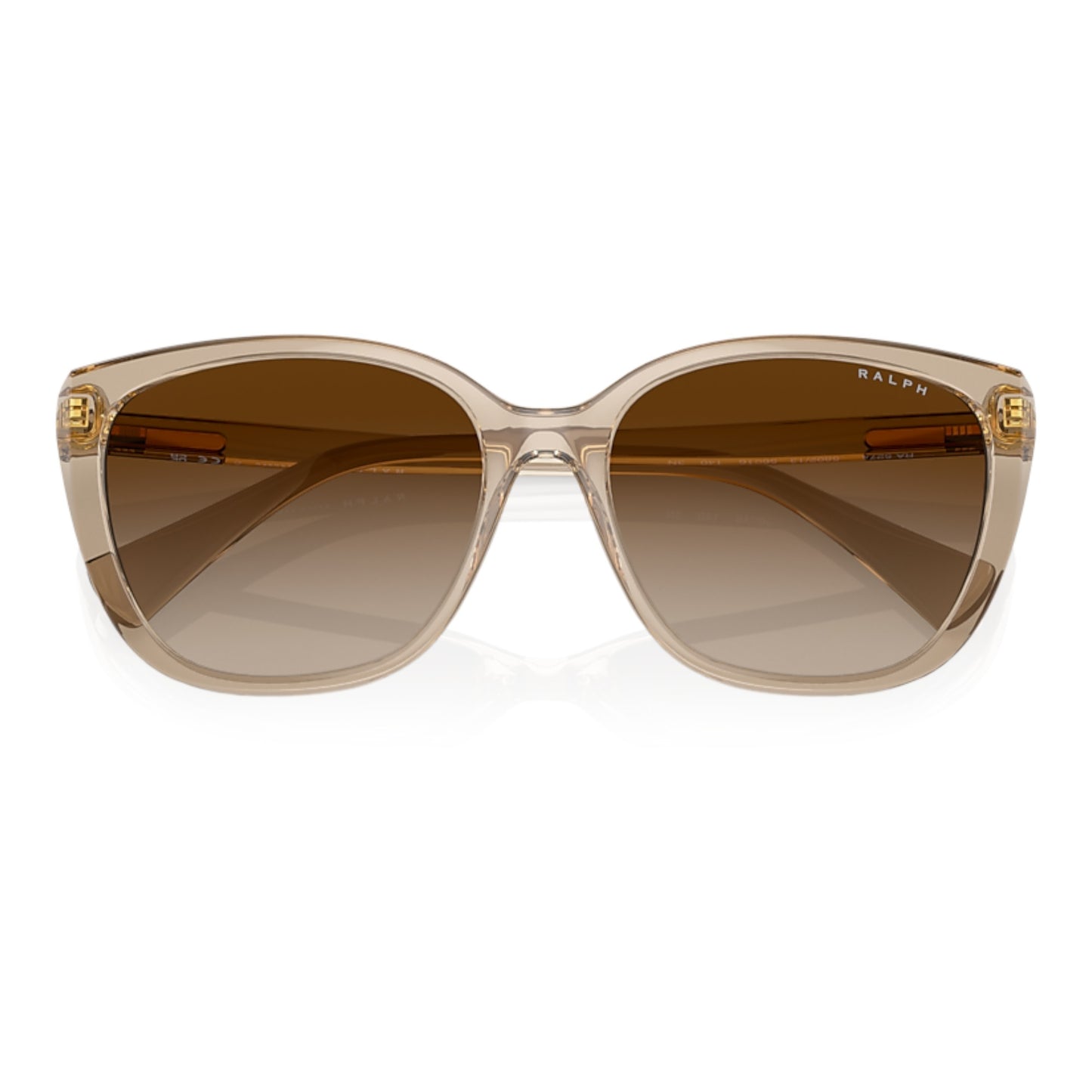 Women Ralph Ra5274 580213 Brown Butterfly Gradient Brown Sunglasses