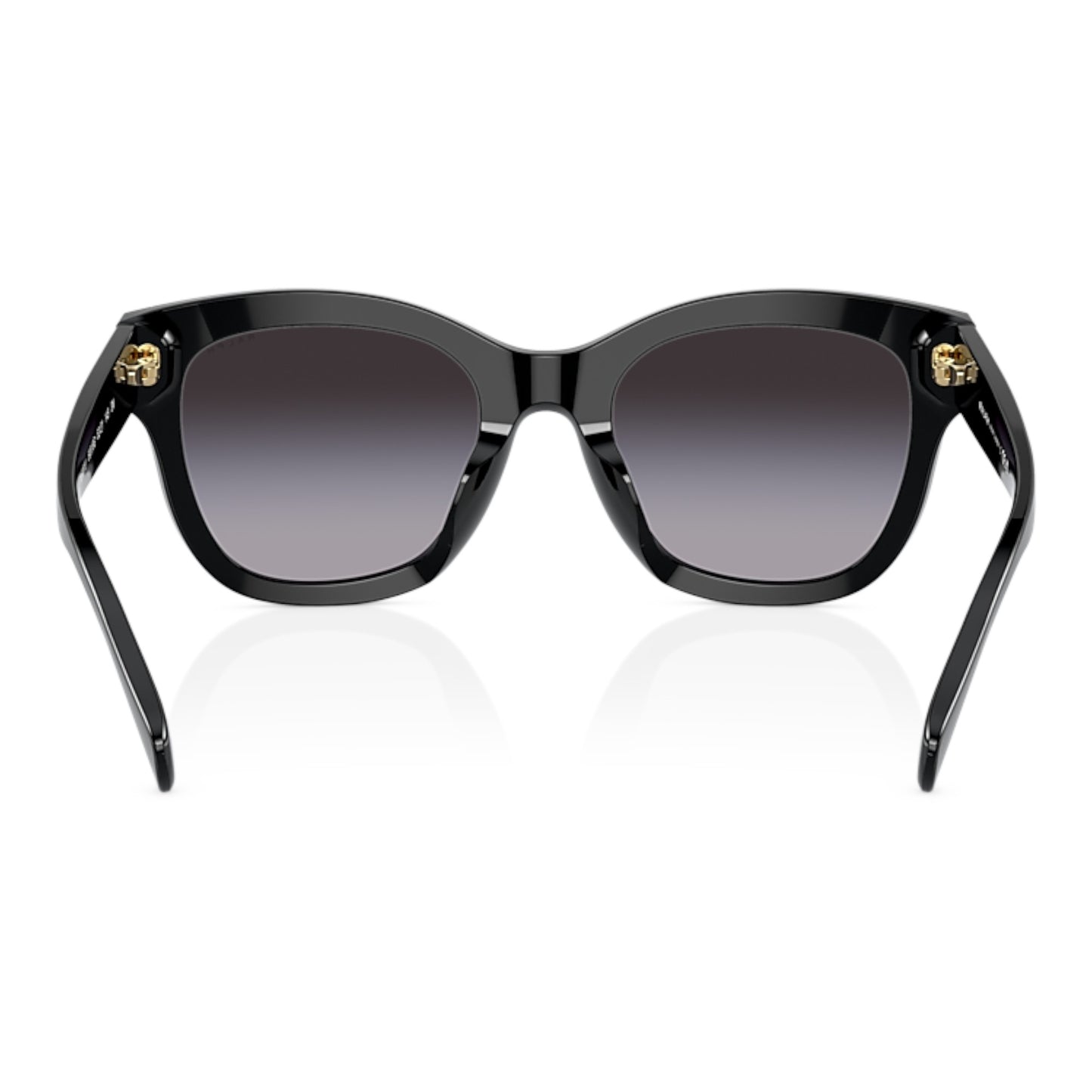 Women Ralph Ra5301u 50018G Black Oval Gradient Grey Sunglasses