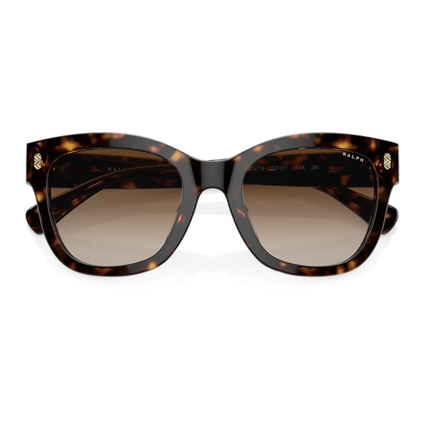 Women Ralph Ra5301u 500313 Tortoise Oval Gradient Brown Sunglasses