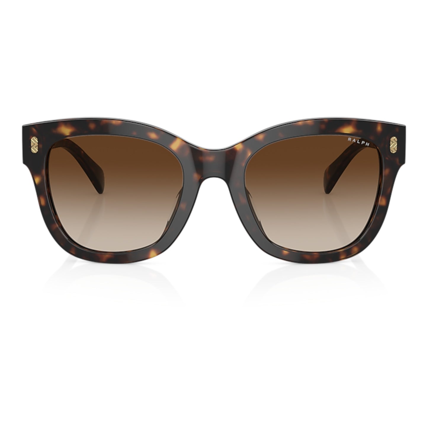 Women Ralph Ra5301u 500313 Tortoise Oval Gradient Brown Sunglasses