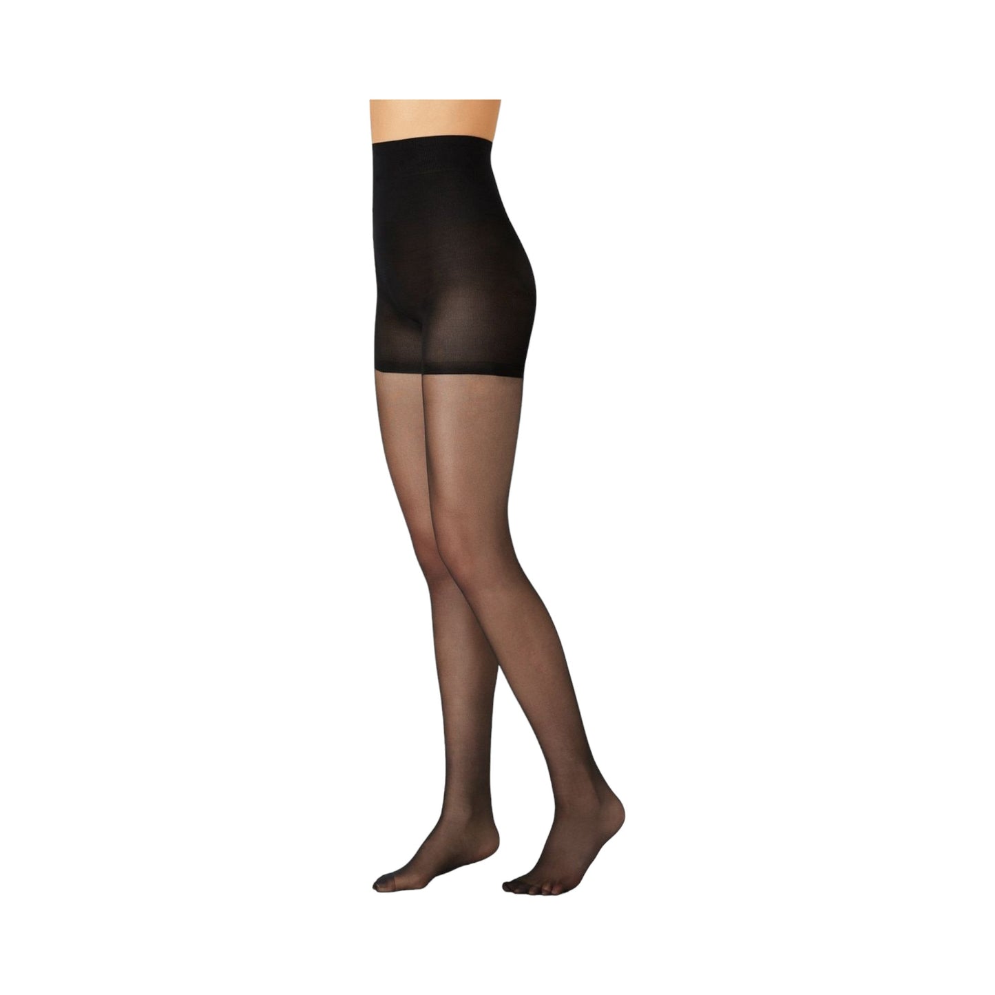 Womens Razzamatazz Perfecting Sheer Slim 15 Denier Stockings Black